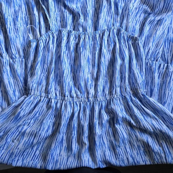 INC Printed Tiered Tie-Waist Maxi Dres - Picture 5 of 9